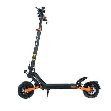 KuKirin G2 Pro VMP electric scooter full side view, dual‑suspension off‑road e‑scooter on white background