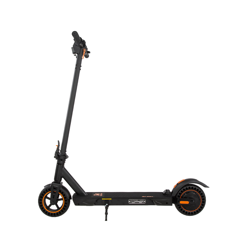KuKirin S1 Max foldable portable electric scooter full side view on white background