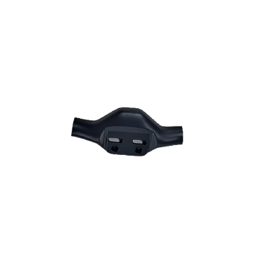 KuKirin A1 instrument head cover dashboard housing scooter spare part white background 1:1
