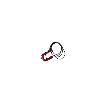 KuKirin A1 tail light rear lamp with wire scooter spare part white background 1:1
