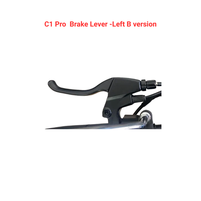 KuKirin C1 Pro left brake lever B version handlebar brake part scooter spare part white background 1:1
