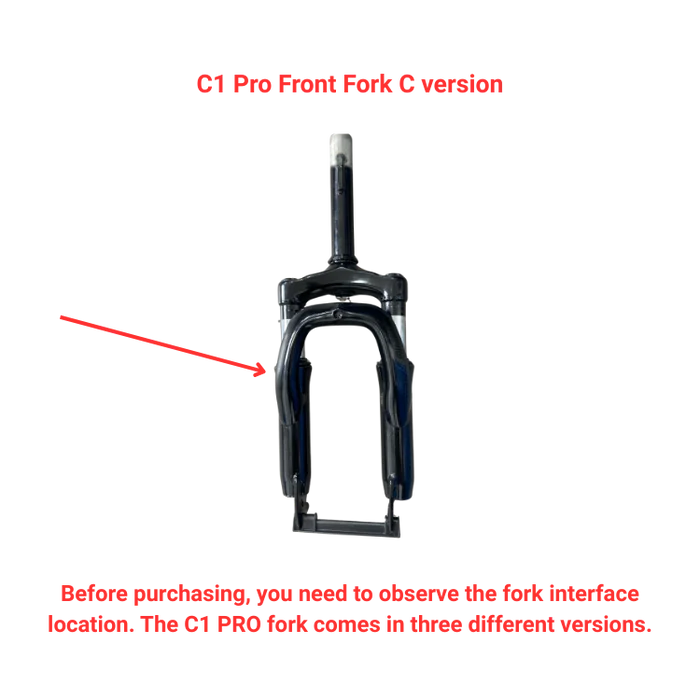 KuKirin C1 Pro Front Fork C version suspension fork scooter spare part white background 1:1
