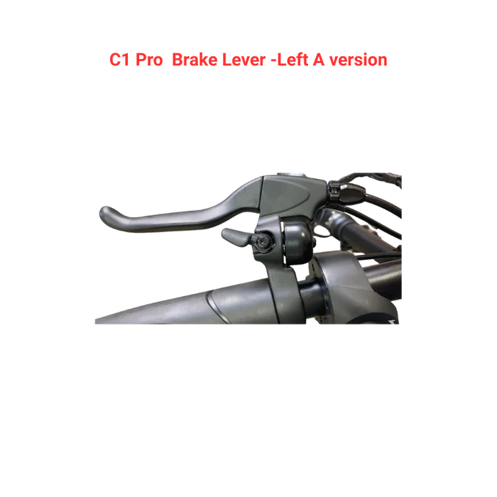 KuKirin C1 Pro left A version brake lever scooter spare part white background 1:1
