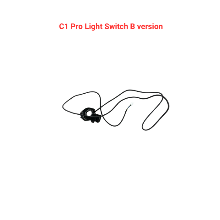 KuKirin C1 Pro B version light switch handlebar control switch scooter spare part white background 1:1
