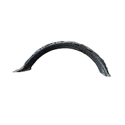 KuKirin C1 Pro rear fender mudguard scooter spare part white background 1:1
