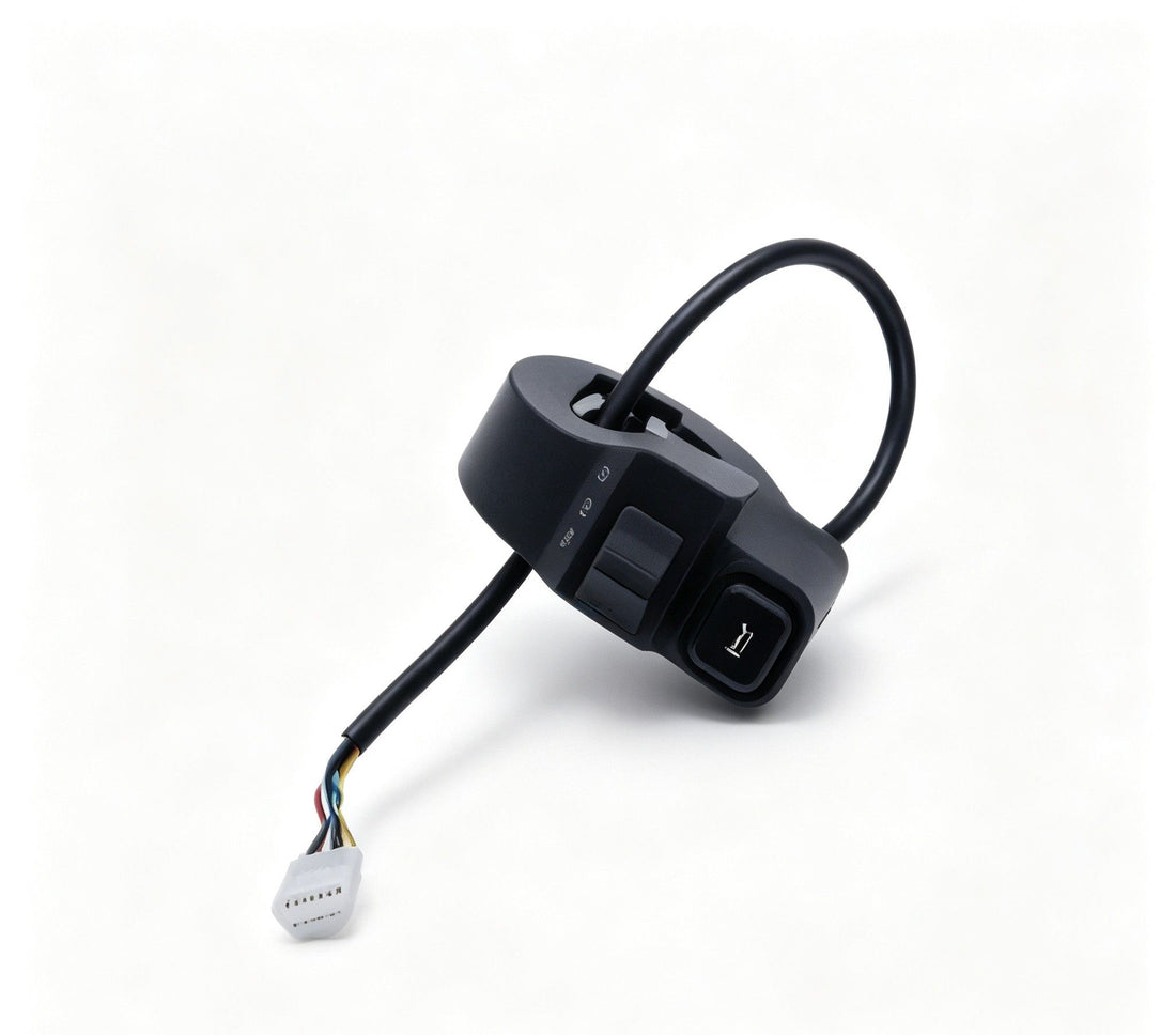 KuKirin G2 light switch handlebar control spare part white background 1:1

