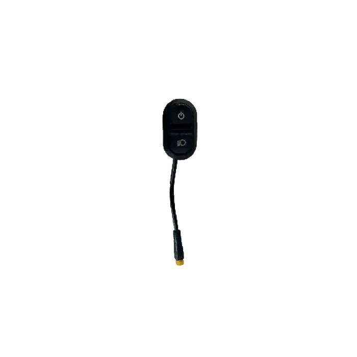 KuKirin G2 Pro DGT light switch VMP version scooter handlebar button spare part white background 1:1
