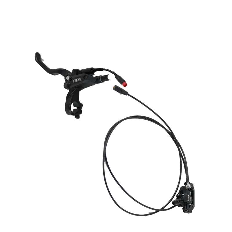 KuKirin G3 Pro A version front hydraulic brake kit with right brake lever scooter spare part white background 1:1
