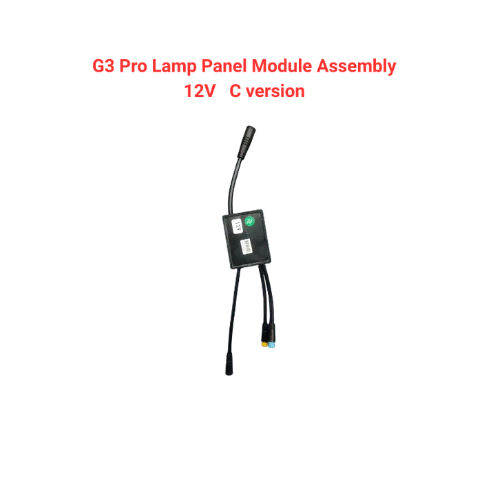 KuKirin G3 Pro 12V C version lamp panel module assembly scooter spare part white background 1:1
