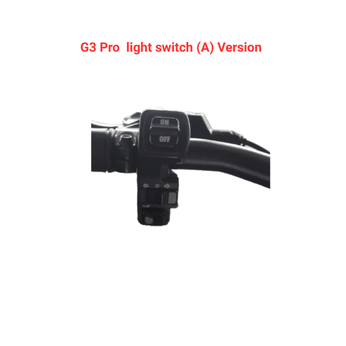 KuKirin G3 Pro A version light switch scooter spare part white background 1:1
