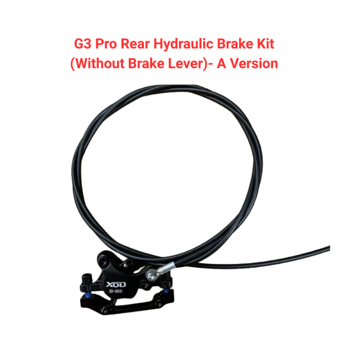 KuKirin G3 Pro A version rear hydraulic brake kit without brake lever scooter spare part white background 1:1
