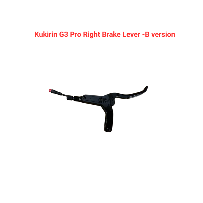 KuKirin G3 Pro B version right hydraulic brake lever handlebar scooter spare part white background 1:1
