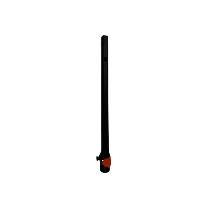 KuKirin G3 Pro steering pole black column with red folding clamp scooter spare part white background 1:1
