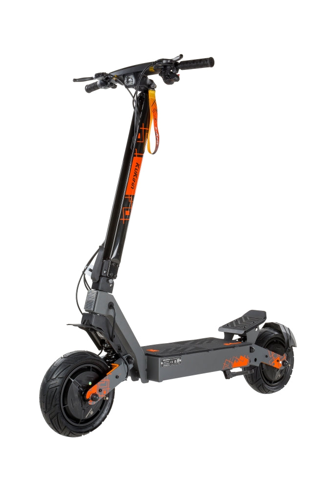 KuKirin G4 Ultra electric scooter front 45 degree angle, heavy duty off road e-scooter white background