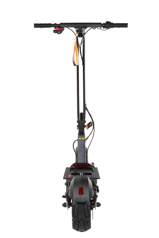 KuKirin G4 Ultra electric scooter rear view, big tire offroad e scooter white background