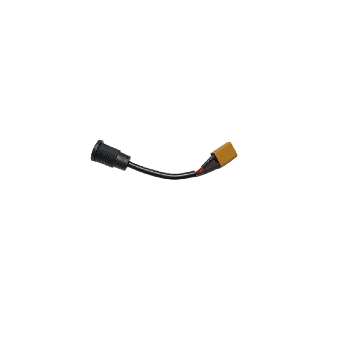 KuKirin S1 Max charging port connector with wire scooter spare part white background 1:1
