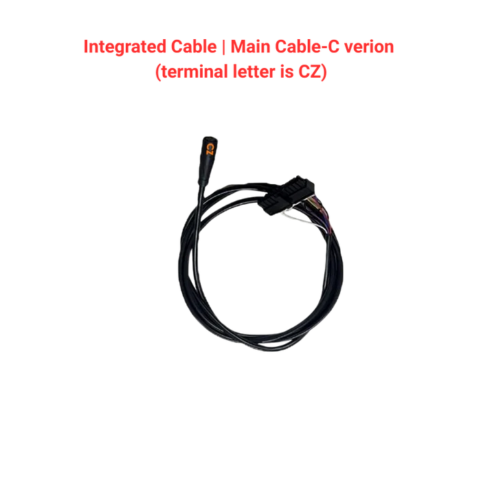 KuKirin G2 Master main integrated cable C version 2025 terminal CZ scooter spare part white background 1:1
