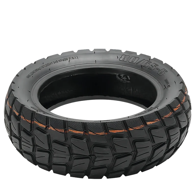 KuKirin G2 Master outer tire 80/65‑6 255*80 scooter spare tyre white background 1:1

