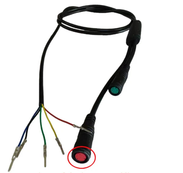 KuKirin G2 Max 2 pin B‑version integrated wiring harness cable scooter spare part white background 1:1
