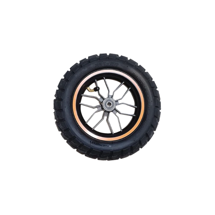 KuKirin G2 Max complete front wheel assembly without front axle scooter spare part white background 1:1
