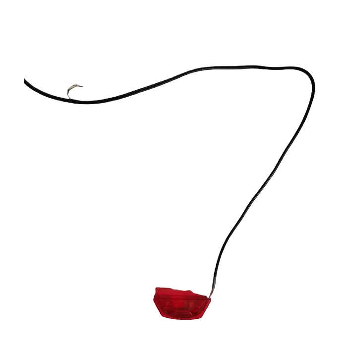 KuKirin G2 Max rear tail brake light lamp scooter spare part white background 1:1
