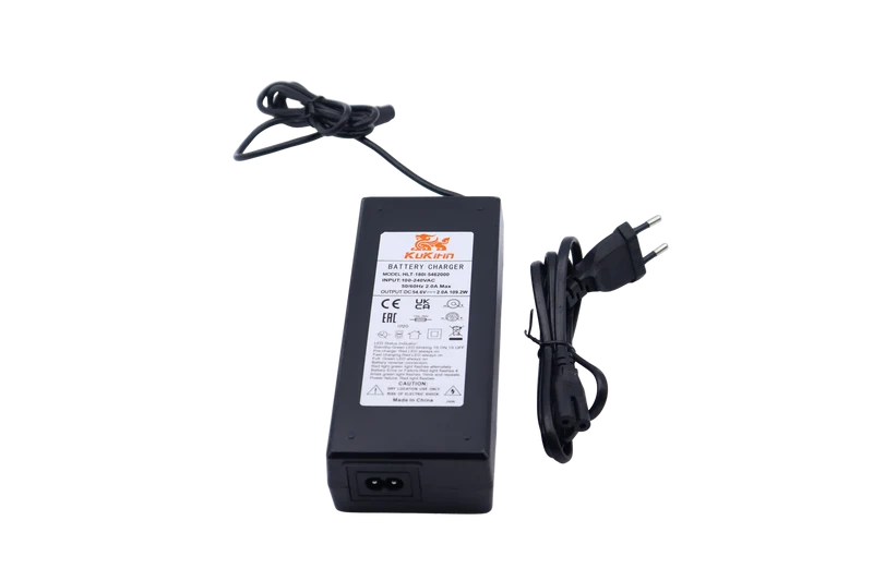 KuKirin G2 Pro 2024/2025 three‑hole battery charger scooter spare replacement part white background 1:1
