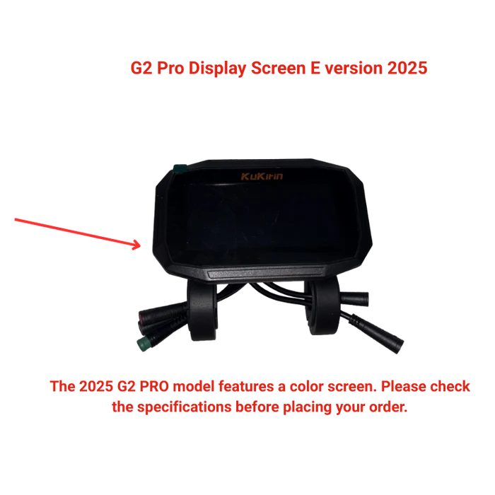 KuKirin G2 Pro 2025 E version color display screen dashboard scooter spare part white background 1:1
