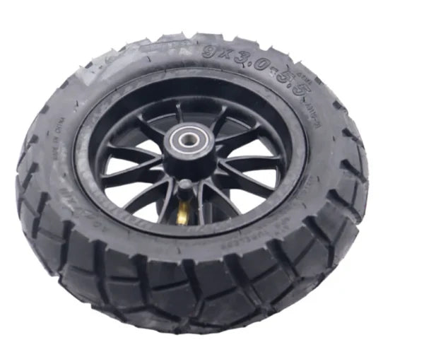 KuKirin G2 Pro complete front wheel with tubeless tire scooter spare replacement part white background 1:1
