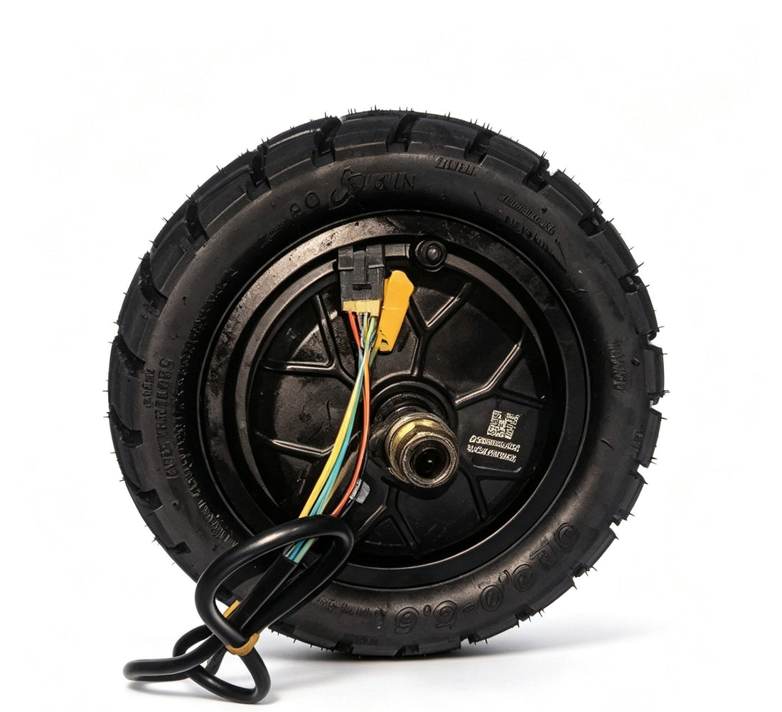 KuKirin G2 Pro 2024 version hub motor 9x3.0‑5.5 with tubeless tire scooter spare replacement part white background 1:1
