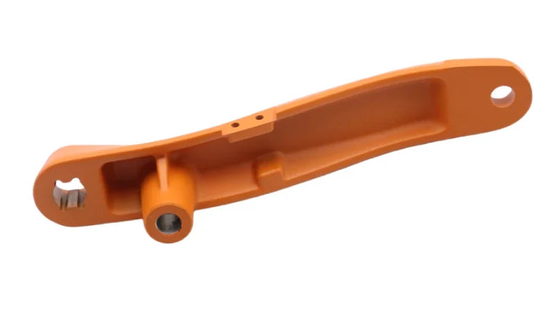 KuKirin G2 Pro 2024 right front orange rocker arm scooter suspension spare part white background 1:1
