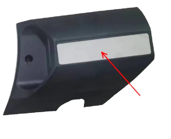 KuKirin G3 B version front cover plate scooter spare part white background 1:1
