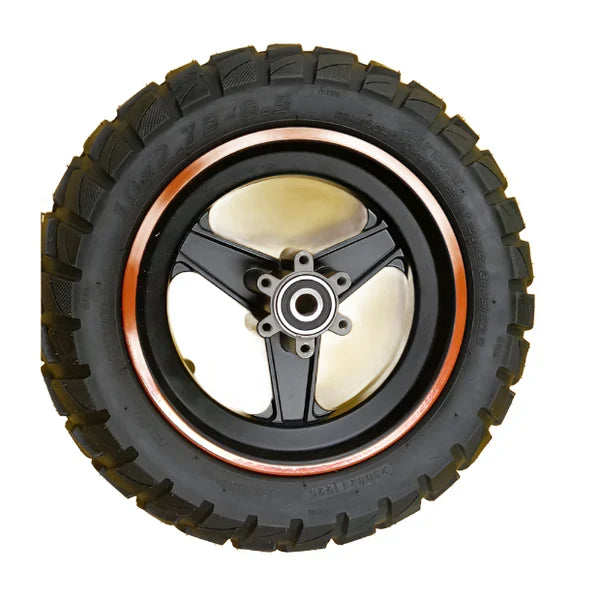 KuKirin G3 complete front wheel assembly scooter spare part white background 1:1

