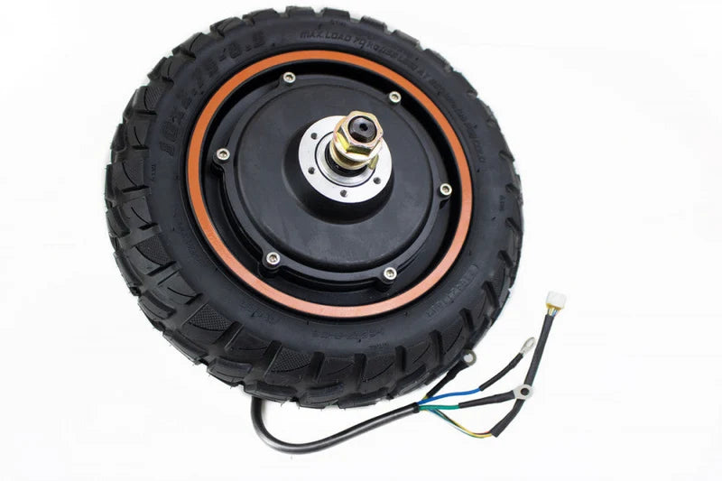KuKirin G3 hub motor complete assembly with tire scooter spare part white background 1:1
