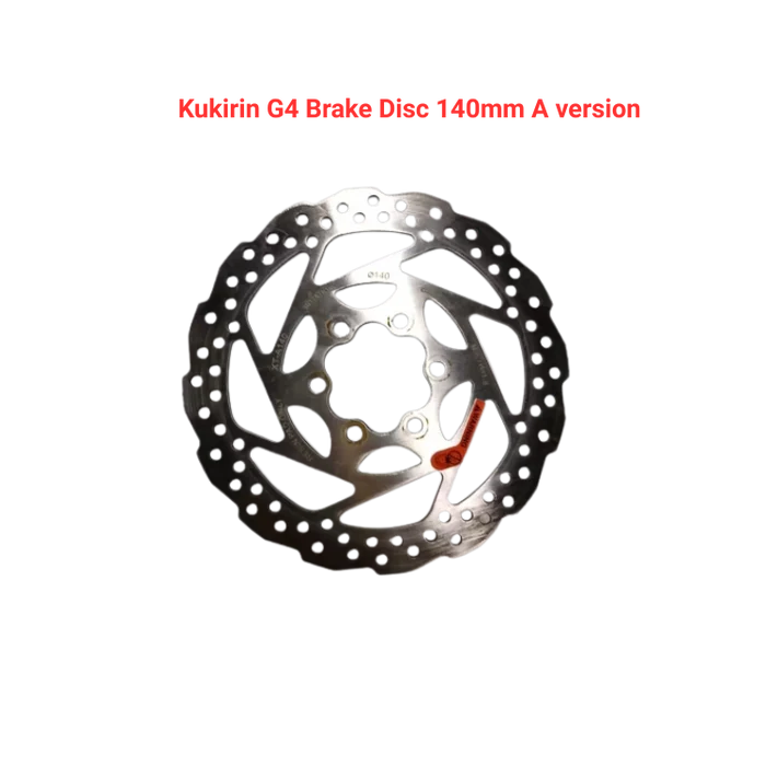 KuKirin G4 140mm A‑version brake disc rotor scooter spare part white background 1:1
