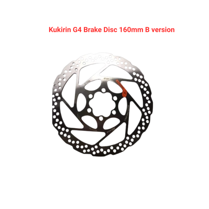 KuKirin G4 brake disc 160mm B version scooter spare part white background 1:1

