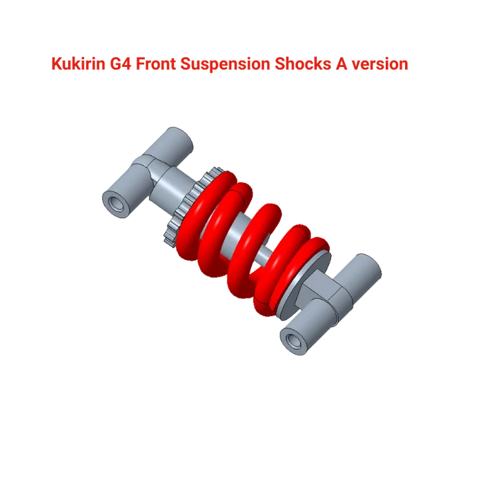 KuKirin G4 front suspension shocks A version scooter spare part white background 1:1
