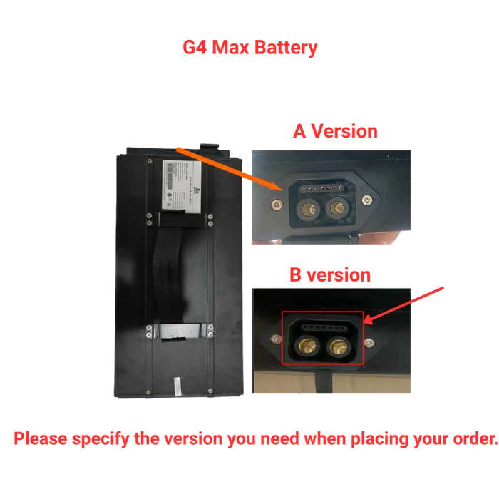 KuKirin G4 Max battery A B version scooter spare part white background 1:1
