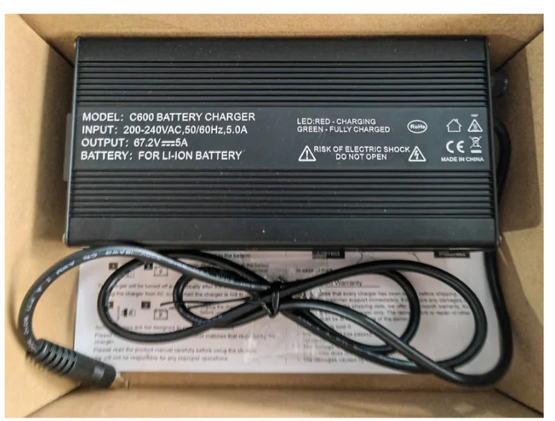 KuKirin G4 Max battery charger scooter spare part white background 1:1
