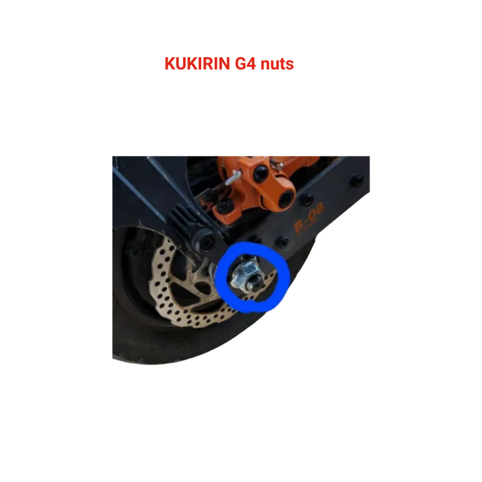 KuKirin G4 nuts scooter spare part white background 1:1
