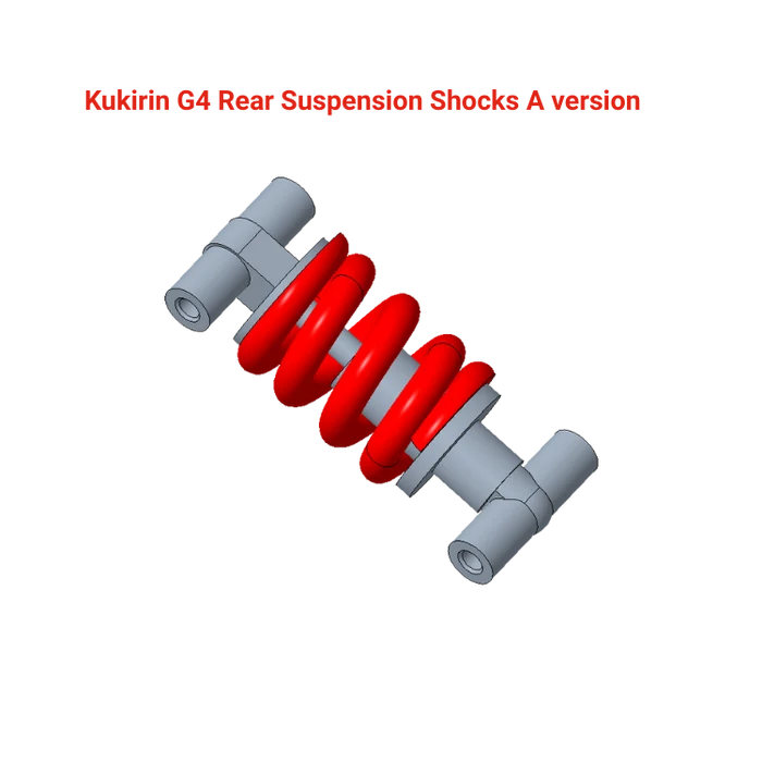 KuKirin G4 rear suspension shocks A version scooter spare part white background 1:1
